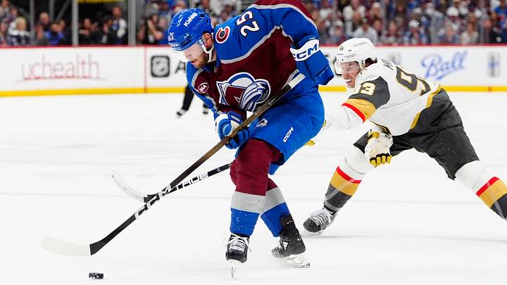 Colorado Avalanche right wing Logan O'Connor (25) and Vegas Golden Knights right wing Mitch Marner (93) Credit: Ron Chenoy-Imagn Images Colorado Avalanche right wing Logan O'Connor (25) and Vegas Golden Knights right wing Mitch Marner (93) Credit: Ron Chenoy-Imagn Images