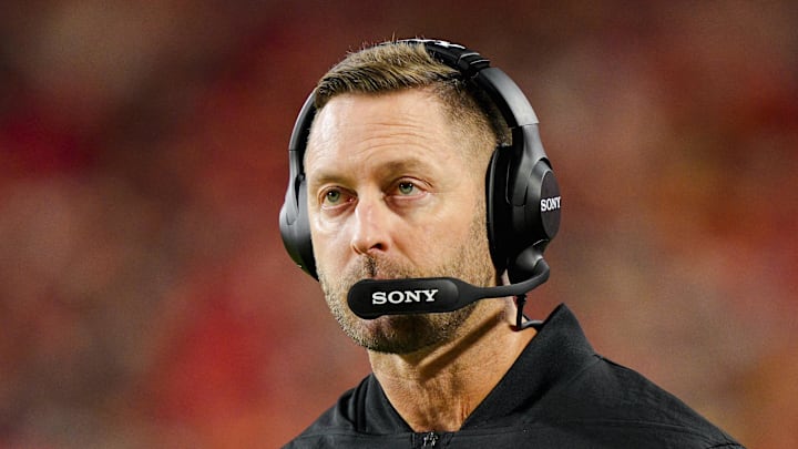 Washington Commanders offensive coordinator Kliff Kingsbury. 