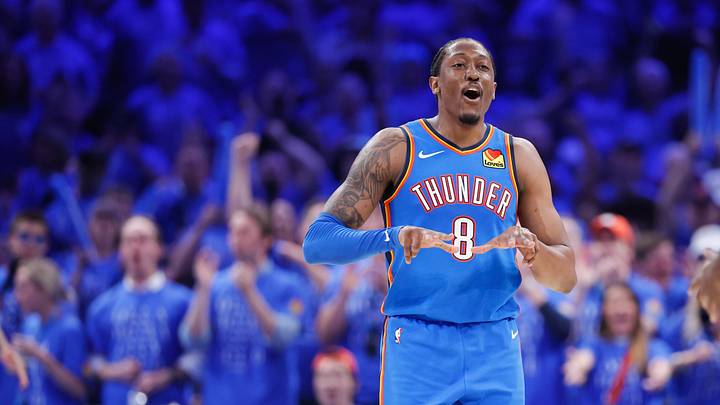 Oklahoma City Thunder forward Jalen Williams. Oklahoma City Thunder forward Jalen Williams.