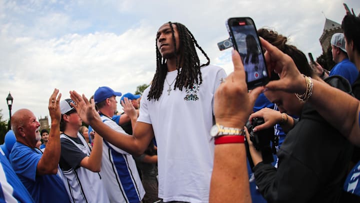 Duke basketball forward Maliq Brown Duke basketball forward Maliq Brown