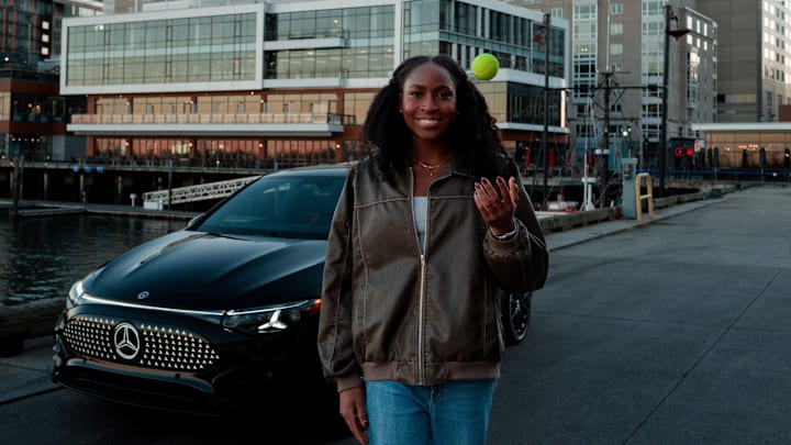 Coco Gauff is a global brand ambassador for Mercedes-Benz. Coco Gauff is a global brand ambassador for Mercedes-Benz.