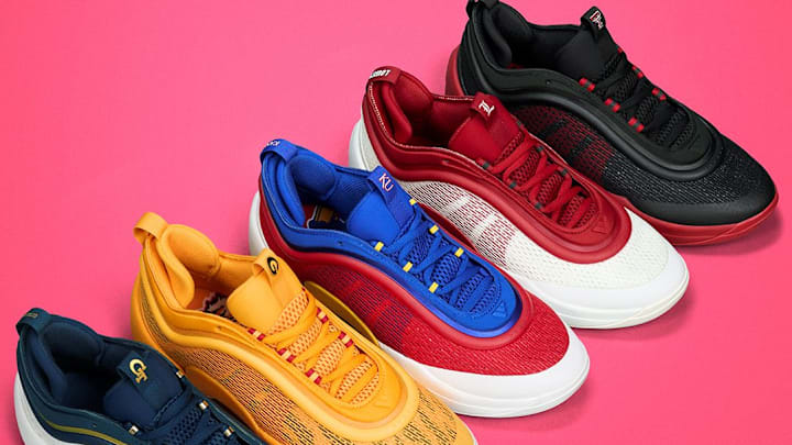 Adidas designed player-exclusive colorways of Donovan Mitchell's signature sneaker for NCAA teams.