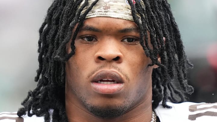 NFL Cleveland Browns running back Quinshon Judkins