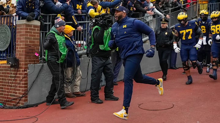 Michigan Wolverines head coach Sherrone Moore Michigan Wolverines head coach Sherrone Moore