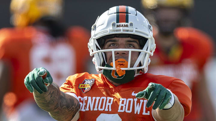 Miami Hurricanes wide receiver Xavier Restrepo