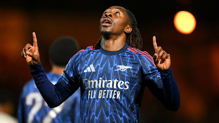 Eberechi Eze scored the first goal as Arsenal beat Port Vale on Wednesday night