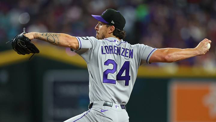 Colorado Rockies pitcher Michael Lorenzen 