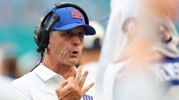 New York Giants - head coach John Harbaugh
