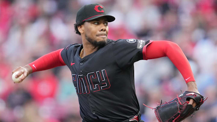 Cincinnati Reds pitcher Hunter Greene Cincinnati Reds pitcher Hunter Greene