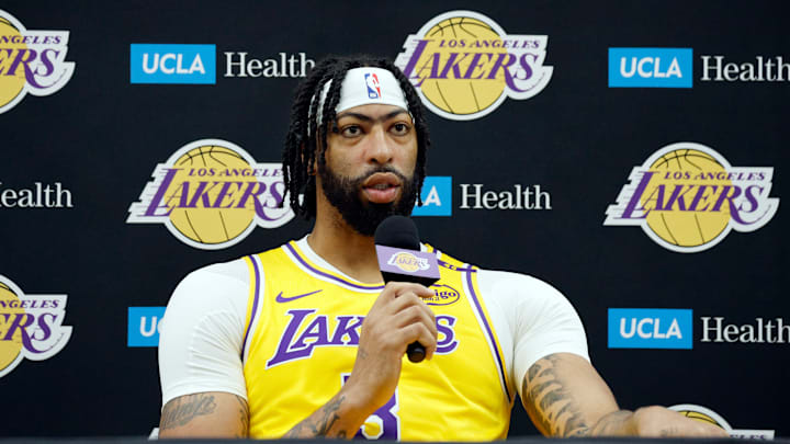 Davis habló durante el día de prensa de los Lakers