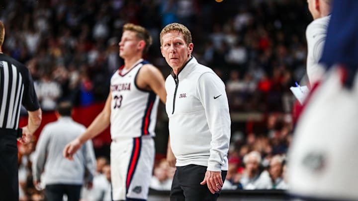 Gonzaga Bulldogs head coach Mark Few.