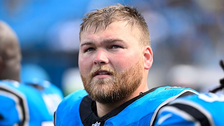 Carolina Panthers center Cade Mays Carolina Panthers center Cade Mays