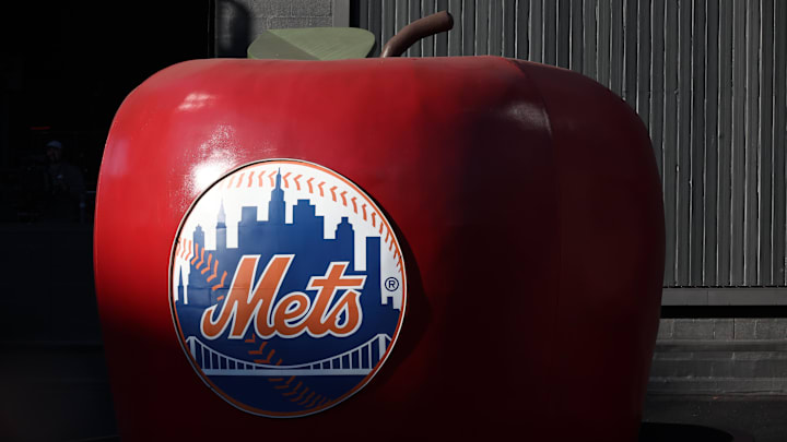 Oct 18, 2024; New York City, New York, USA; The Big Apple is seen within Citi Field prior to game five of the NLCS for the 2024 MLB playoffs. Mandatory Credit: Vincent Carchietta-Imagn Images Oct 18, 2024; New York City, New York, USA; The Big Apple is seen within Citi Field prior to game five of the NLCS for the 2024 MLB playoffs. Mandatory Credit: Vincent Carchietta-Imagn Images