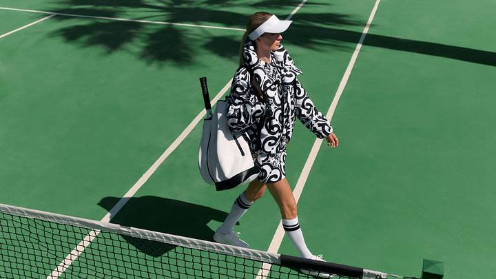 Goldbergh leans into court style with its SS26 collection. Goldbergh leans into court style with its SS26 collection.