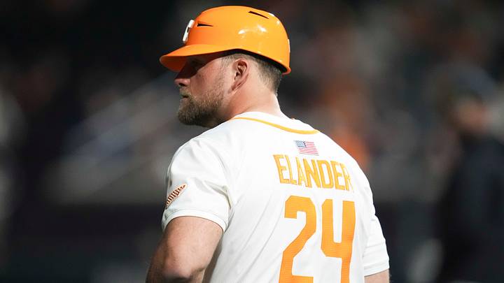 Tennessee coach Josh Elander during a baseball game between Tennessee and Missouri in Lindsey Nelson Stadium in Knoxville, Tennessee, March 20, 2026.