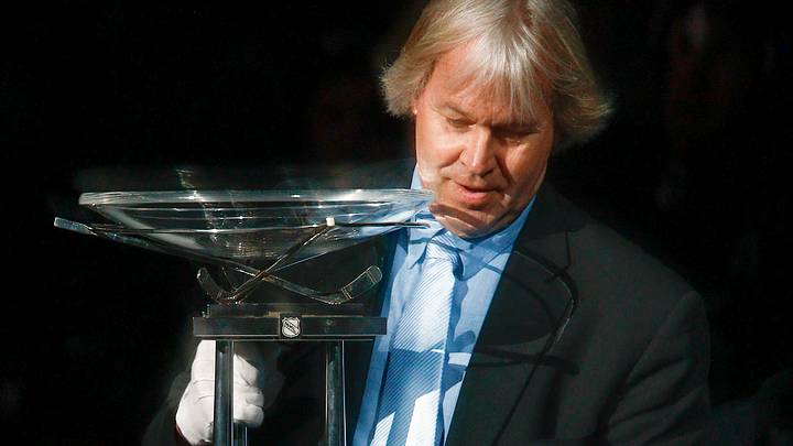 Mar 30, 2019; Tampa, FL, USA; The NHL Presidents Club Trophy is presented before the game between the Tampa Bay Lightning and the Washington Capitals at Amalie Arena. Mandatory Credit: Reinhold Matay-USA TODAY Sports Mar 30, 2019; Tampa, FL, USA; The NHL Presidents Club Trophy is presented before the game between the Tampa Bay Lightning and the Washington Capitals at Amalie Arena. Mandatory Credit: Reinhold Matay-USA TODAY Sports