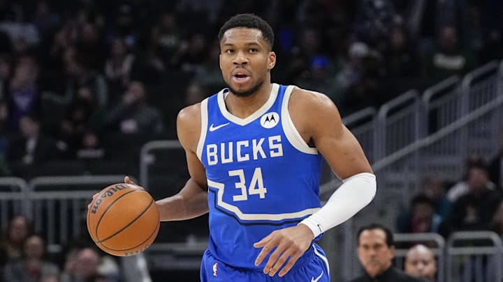 Milwaukee Bucks forward Giannis Antetokounmpo.