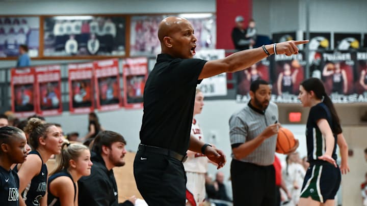 Little Rock Christian head coach Ronald Rogers