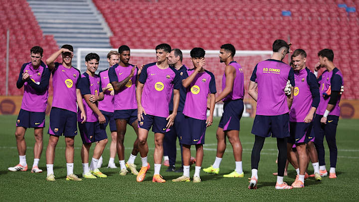 FC Barcelona Open Training Session in Spotify Camp Nou