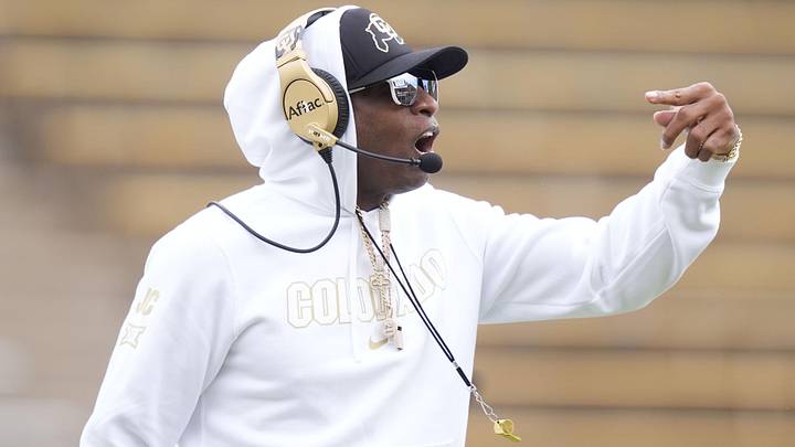 Colorado Buffaloes head coach Deion Sanders. Colorado Buffaloes head coach Deion Sanders.
