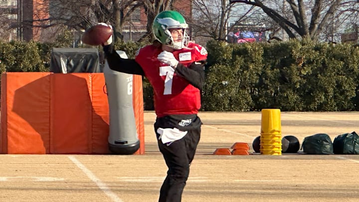 Former Eagles quarterback Kenny Pickett. Former Eagles quarterback Kenny Pickett.