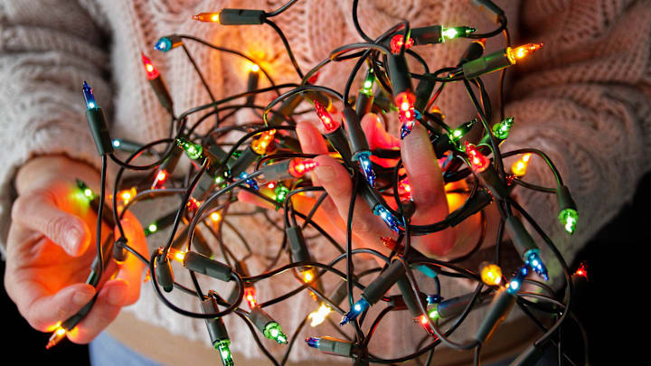 Untangling lights is practically its own holiday tradition.