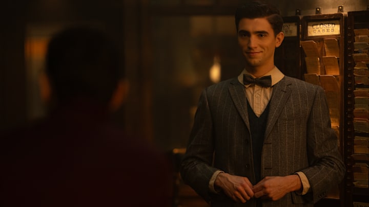 DEAD BOY DETECTIVES. George Rexstrew as Edwin Payne in episode 8 of DEAD BOY DETECTIVES. Cr. Ed Araquel/Netflix © 2023