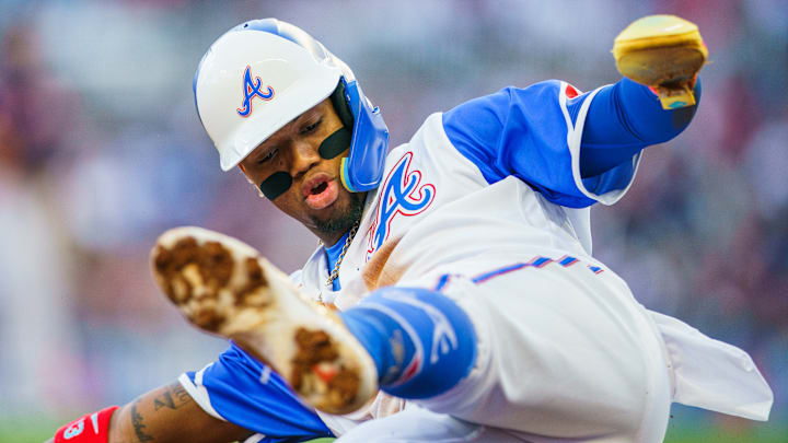 Ronald Acuña Jr. llegó al domingo con 11 bases robadas 