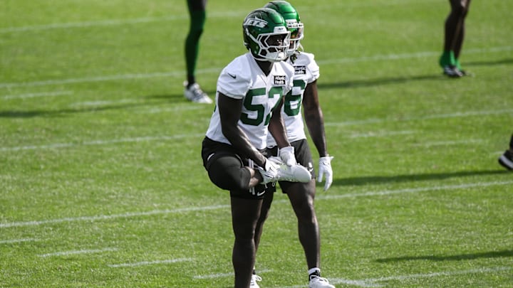 NY Jets linebacker Jamin Davis
