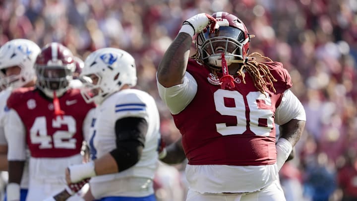 Alabama defensive lineman Tim Keenan III