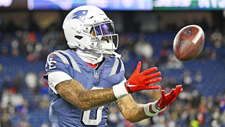 New England Patriots cornerback Christian Gonzalez.