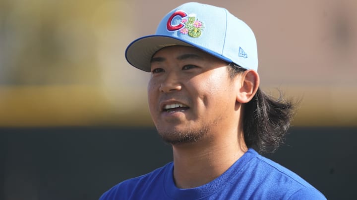 Chicago Cubs pitcher Shota Imanaga Chicago Cubs pitcher Shota Imanaga