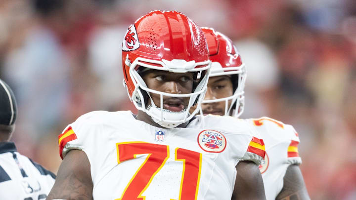 Kansas City Chiefs offensive tackle Josh Simmons