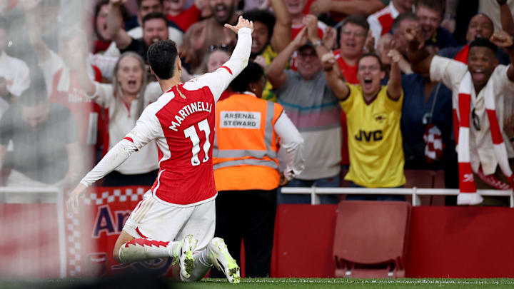 A huge goal from Martinelli A huge goal from Martinelli