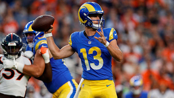 Los Angeles Rams quarterback Stetson Bennett (13)