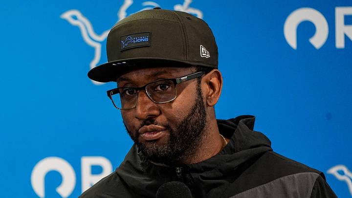 Detroit Lions defensive coordinator Kelvin Sheppard speaks before OTAs at Meijer Performance Center in Allen Park on Thursday, June 11, 2026. Detroit Lions defensive coordinator Kelvin Sheppard speaks before OTAs at Meijer Performance Center in Allen Park on Thursday, June 11, 2026.