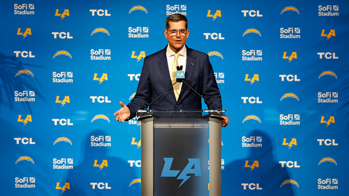 Los Angeles Chargers Introduce Jim Harbaugh As Head Coach