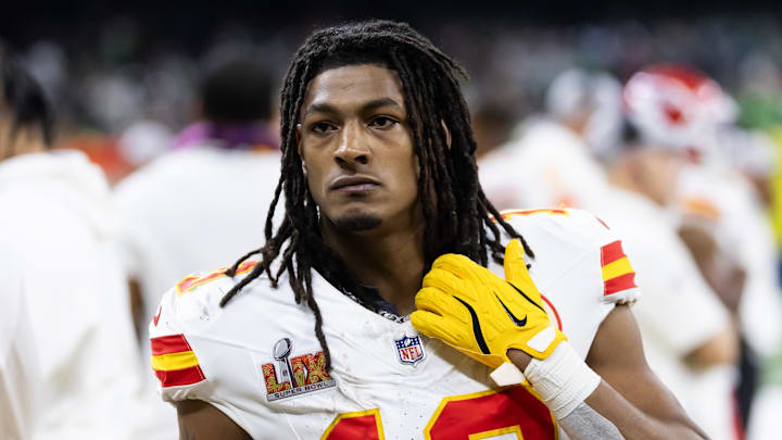 Kansas City Chiefs running back Isiah Pacheco gained 12 yards from scrimmage in Super Bowl LIX. Kansas City Chiefs running back Isiah Pacheco gained 12 yards from scrimmage in Super Bowl LIX.