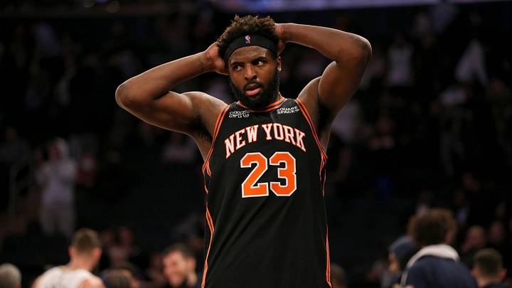 New York Knicks center Mitchell Robinson. New York Knicks center Mitchell Robinson.