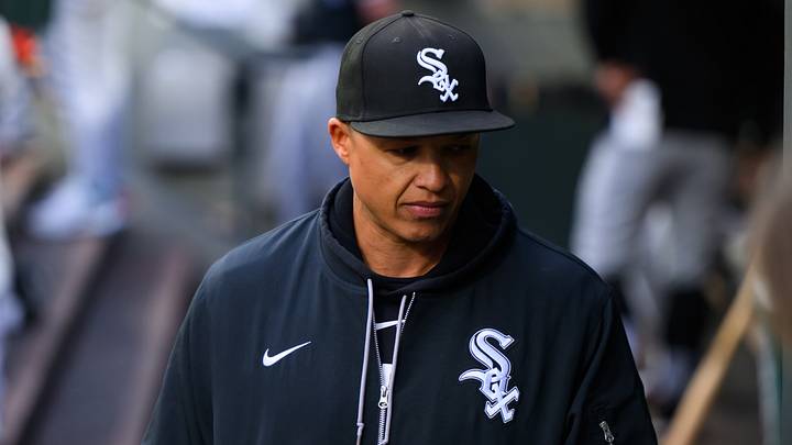 May 18, 2026; Seattle, Washington, USA; Chicago White Sox manager Will Venable leaves the dugout after being ejected by home plate umpire Tripp Gibson (73) (not pictured) after a runner interfernece call against against the Chicago White Sox during the third inning at T-Mobile Park. Mandatory Credit: Steven Bisig-Imagn Images