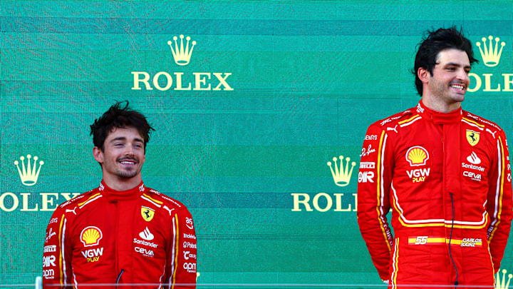 Charles Leclerc, Carlos Sainz Jr., Ferrari, Formula 1