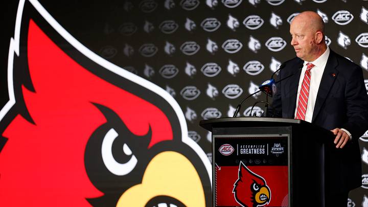 Louisville Coach Jeff Brohm Louisville Coach Jeff Brohm