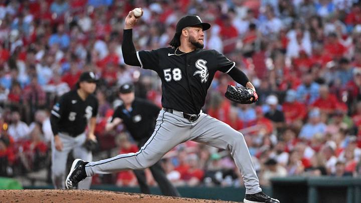Sep 12, 2026; St. Louis, Missouri, USA; Chicago White Sox pitcher Luis Castillo (58) delivers against the St. Louis Cardinals during the second inning at Busch Stadium. Mandatory Credit: Jeff Le-Imagn Images Sep 12, 2026; St. Louis, Missouri, USA; Chicago White Sox pitcher Luis Castillo (58) delivers against the St. Louis Cardinals during the second inning at Busch Stadium. Mandatory Credit: Jeff Le-Imagn Images