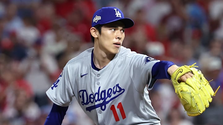 Los Angeles Dodgers pitcher Roki Sasaki Los Angeles Dodgers pitcher Roki Sasaki
