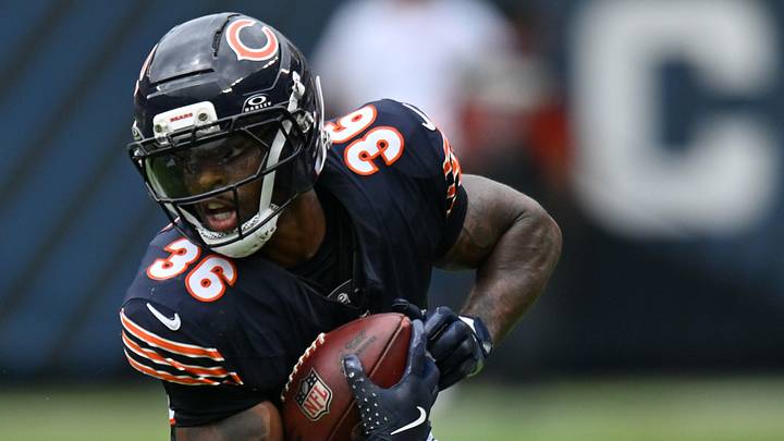 Chicago Bears running back Salvon Ahmed