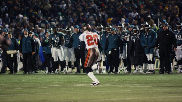 Barber returns interception for TD
