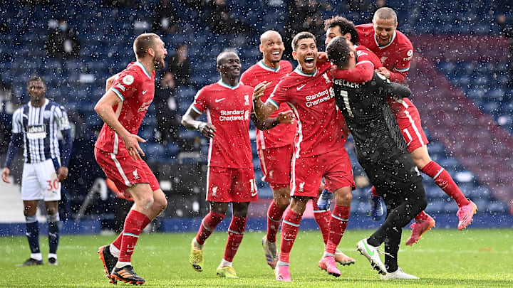 Alisson, Sadio Mane, Fabinho, Roberto Firmino, Mohamed Salah, Thiago