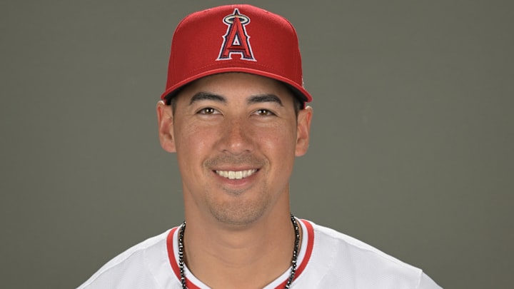 Feb 21, 2024; Tempe, AZ, USA; Los Angeles Angels relief pitcher Robert Stephenson (24) poses for a photo on media day in Tempe, AZ. Mandatory Credit: Jayne Kamin-Oncea-Imagn Images Feb 21, 2024; Tempe, AZ, USA; Los Angeles Angels relief pitcher Robert Stephenson (24) poses for a photo on media day in Tempe, AZ. Mandatory Credit: Jayne Kamin-Oncea-Imagn Images