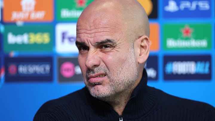 Manchester City Training Session And Press Conference - UEFA Champions League 2024/25 League Phase