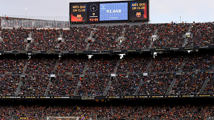 Bei Barcelona gegen Wolfsburg war das Camp Nou randvoll Bei Barcelona gegen Wolfsburg war das Camp Nou randvoll